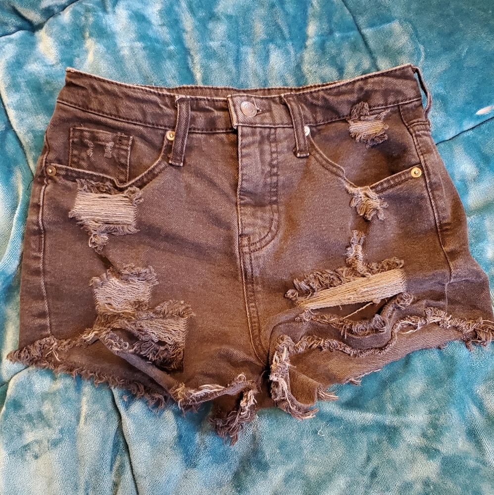 High Waisted Jean Shorts